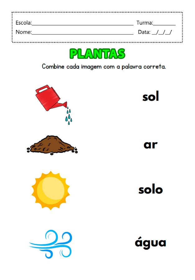 atividades de alfabetização